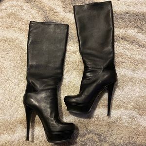 YSL Platform Tribute boots